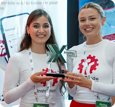 Company representatives at the exhibition after receiving the 